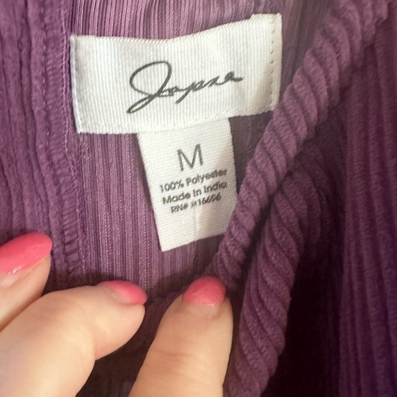 Japna purple corduroy dress jumper medium NWT regal purple academia fall - Picture 4 of 7